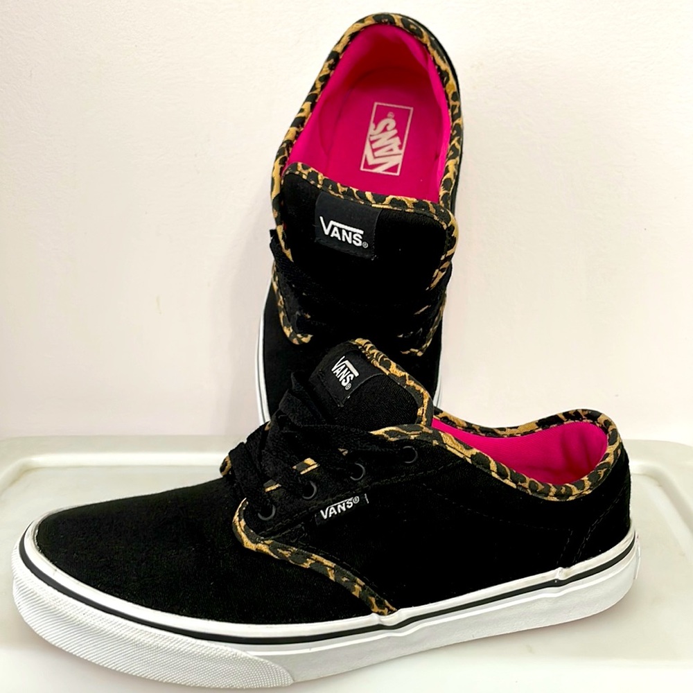 Vans Leopard Detail Skate Shoes